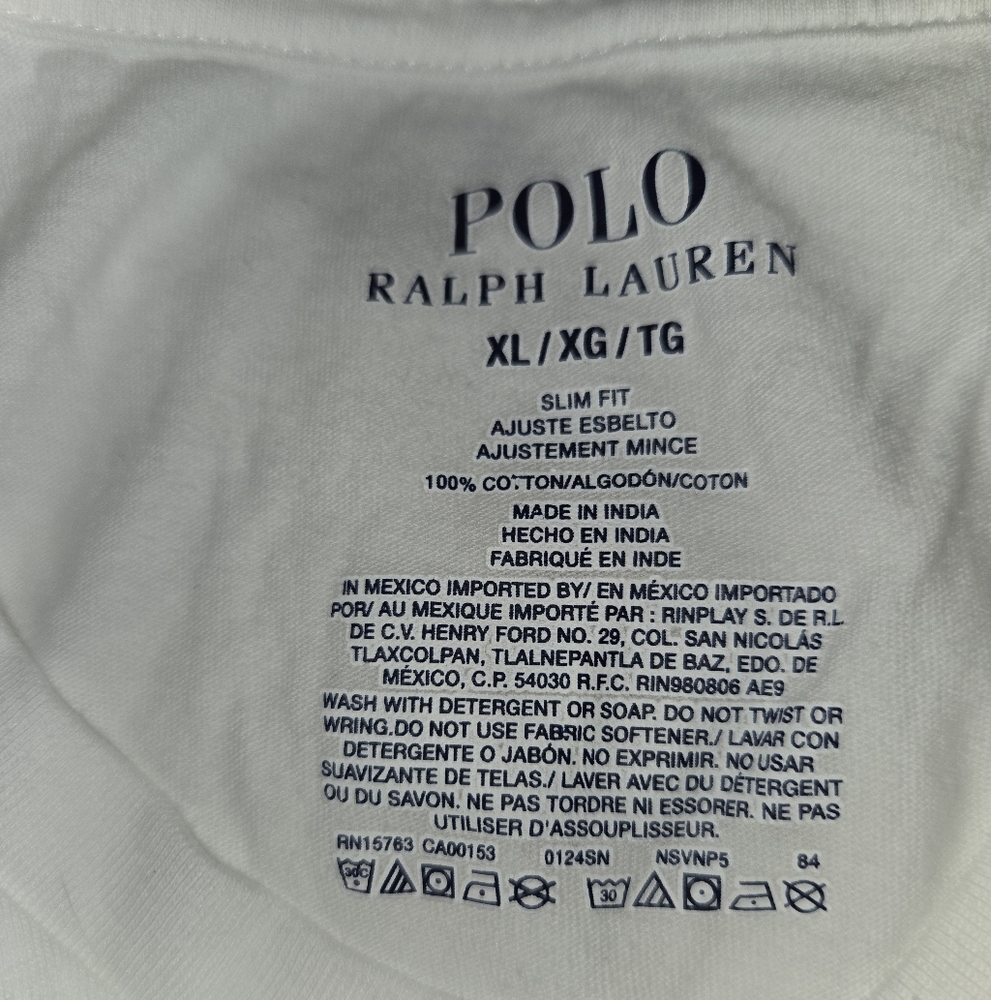 Polo by Ralph Lauren Men's Classic White Tee - Picture 2 of 5